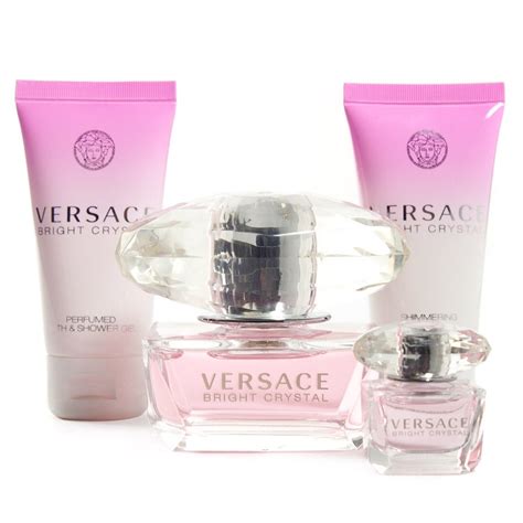 versace bright gift set|versace bright crystal perfume set.